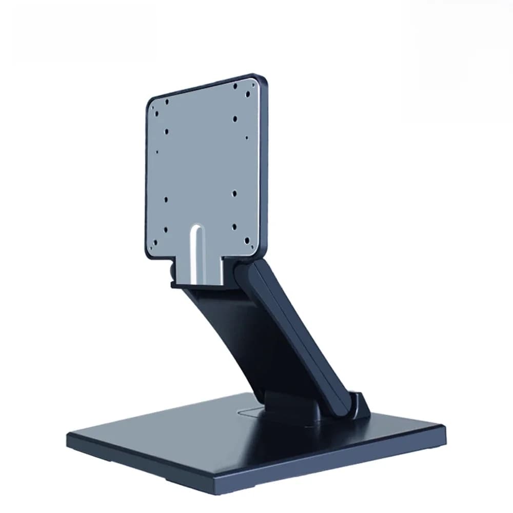 Support de base pliant en métal pour 10-27 en effet écran tactile bureau POS Machine à commander moniteur multi-angle réglable VESA 75 & 100, DZ-TS8