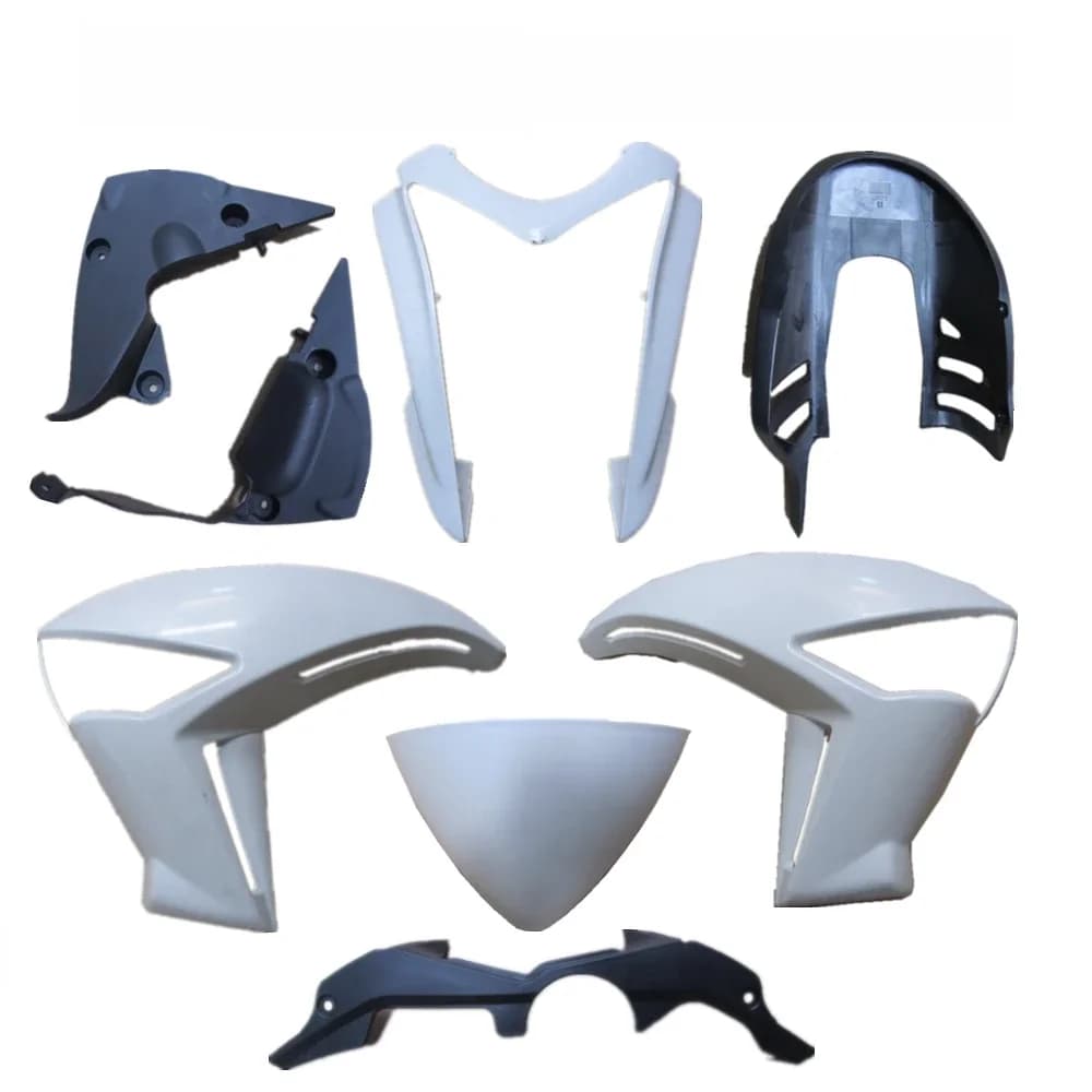 Pièces en plastique pour moto ER6N, composants de carénage, tambours non peints, travail, ABS, pack d'injection, magasins et droite, 2009, 2010, 2011