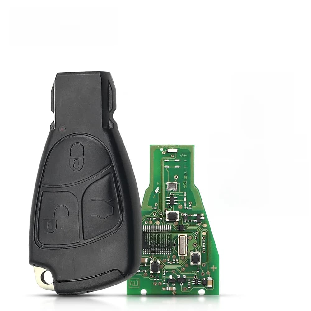 KEYYOU – clé télécommande intelligente à 3 boutons, 1996 Mhz, pour Mercedes Benz B C E ML S CLK CL, 2005 – 433