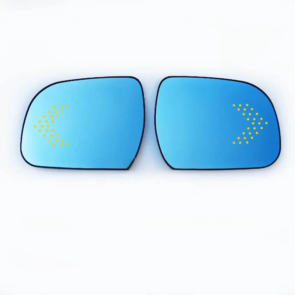 Rétroviseur Latéral avec Lentille en Verre Bleu, Indicateur LED pour Toyota Previa ESTIMA ACR50 2006-2014, Vue Grand Angle, Anti-absorbe ouissement, 1 Paire