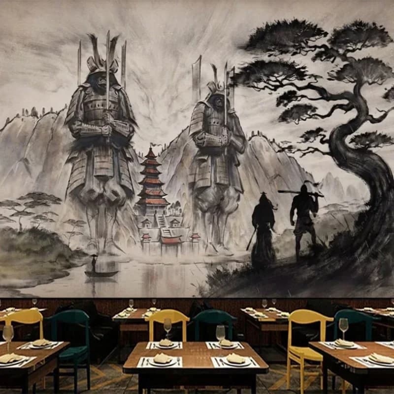 Papier peint Photo personnalisé 3D peint à la main créatif Restaurant Mural Art fond décor à la maison toile De fond Papel De Parede Sala