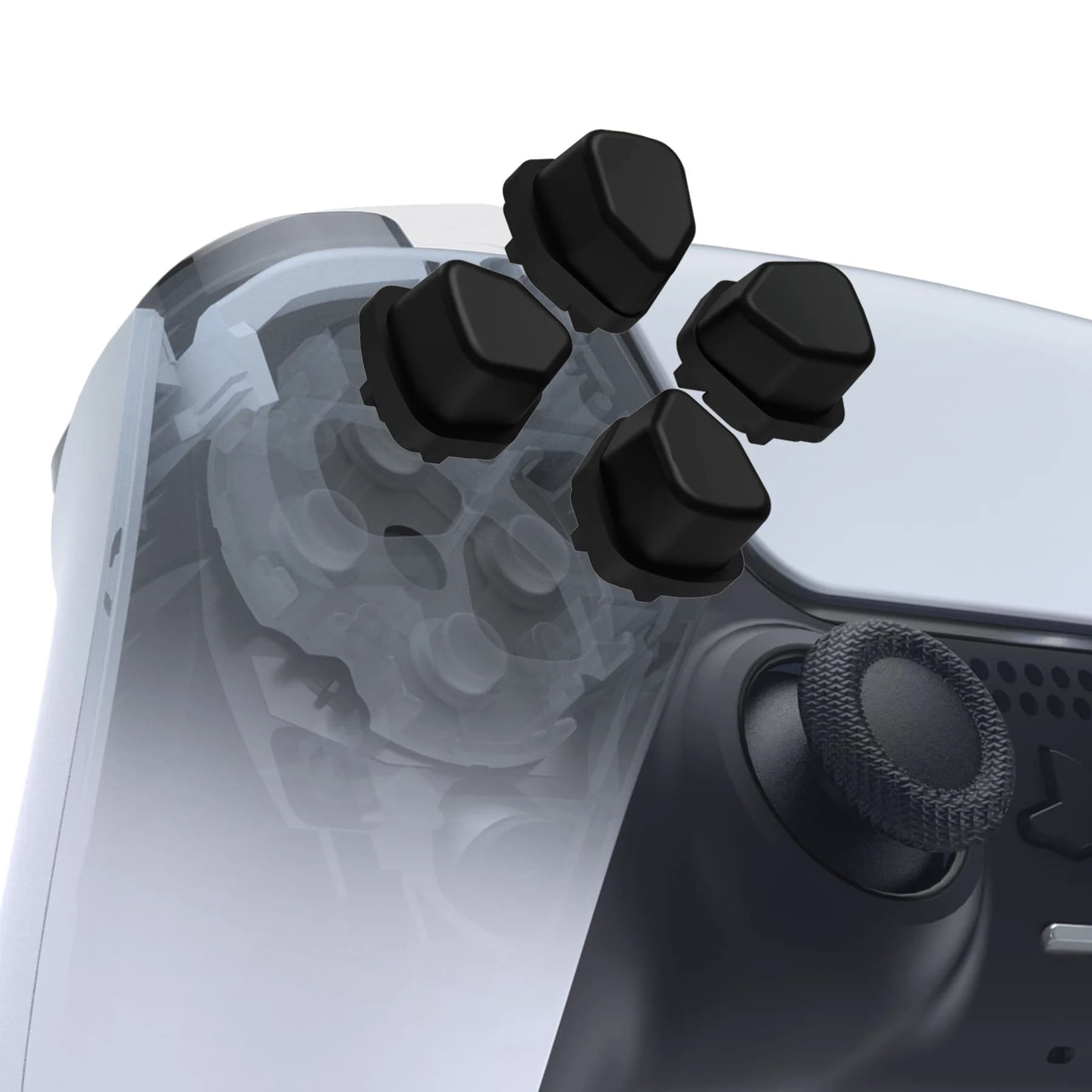 eXtremeRate Boutons Dpad fendus ergonomiques (boutons SDP) compatibles avec ps5/ps5 EDGE, compatibles avec les contrôleurs ps4 tous les modèles