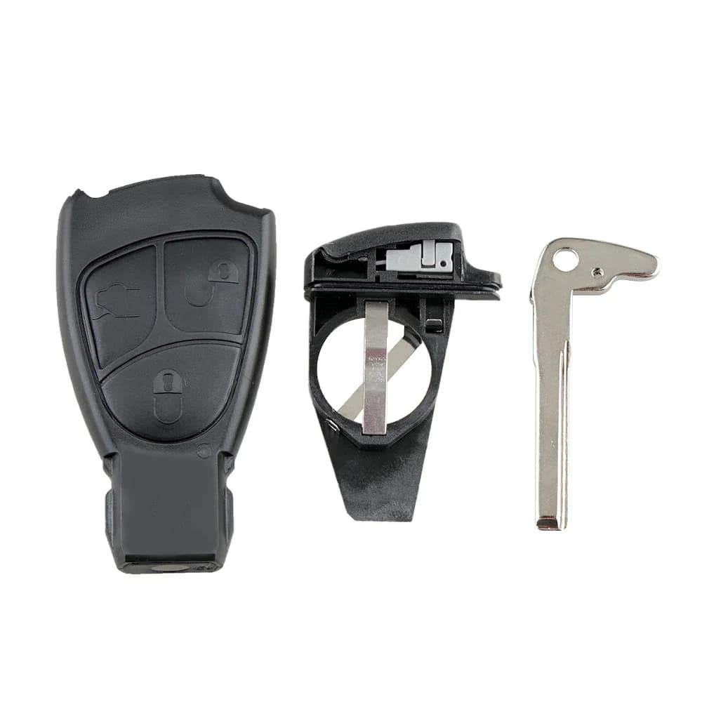 Coque de remplacement pour clé de voiture, couvercle de télécommande intelligent avec Balde et support de batterie adapté pour mercedes-benzC M B E CL