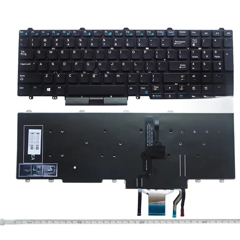 Clavier américain rétro4.2 pour Dell Latitude, E5550, E5570, E5580, E5590, M3510, M7510, M7720, M7520, 3510, 7510, 7710, 7720, 7520, 3520, P53F