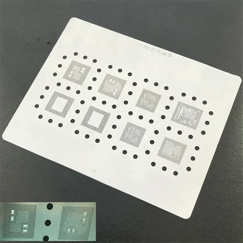 Amaoe QU5 pour Qualcomm CPU RAM puce IC SDM710 SM6150 MSM8917 SDM845 SM8150 SDM670 BGA modèle de pochoir de reballage