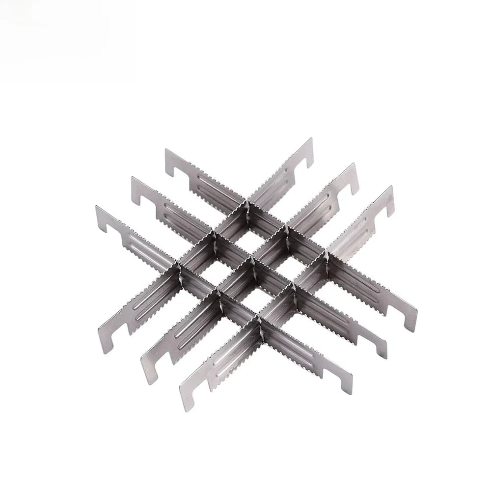 TOAKS – Support de poêle à bois en titane pour l'extérieur, 2/4/6 pièces, barres transversales, Mini Support de poêle Portable, Support de Camping, BAR-02