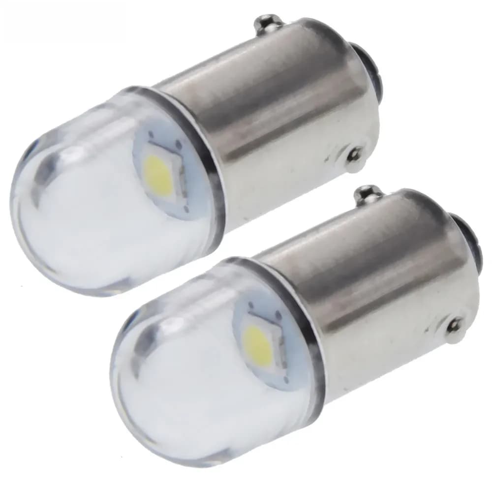 Ampoule LED pour Tableau de Bord Nikde Voiture, Lumière Blanche et Chaude, 6V, 12V, BA9S, T11, T4W, BAX9S, H6W, BAY9S, H21W, 2 Pièces
