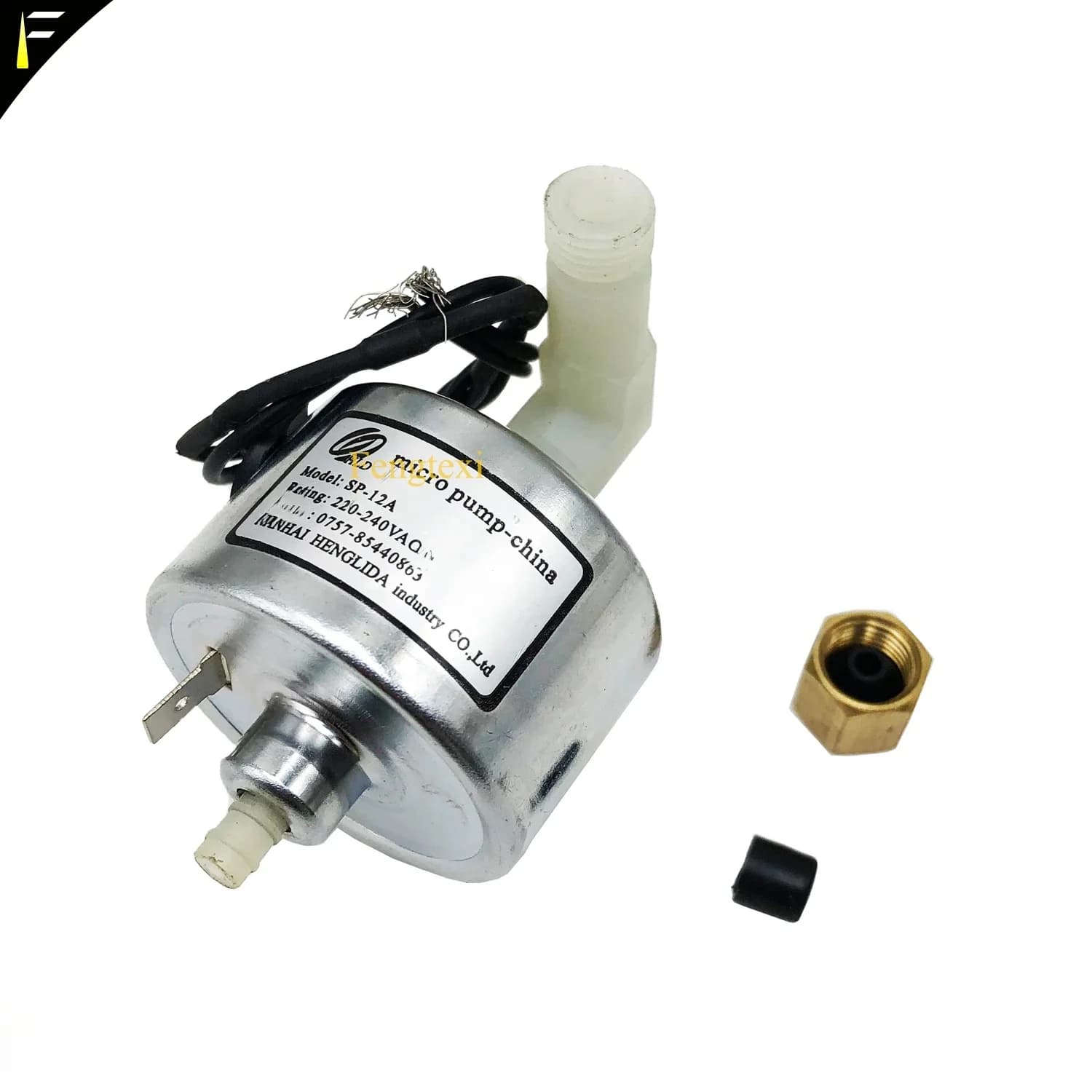 Micro pompe à huile modèle 40DCB SP-12A 220-240VAC 50Hz 18w, adaptée à 400W 800W 900W 1000W Dj, Machine à fumée et brouillard, raccord de pompe à huile de remplacement