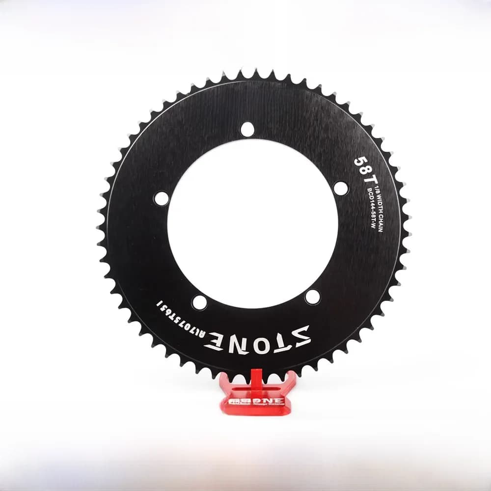 Pierre 144 BCD plateau à engrenages fixes piste fixie vélo rond simple 42T 46T 48T 50T 52t 54 58t 60t montagne vtt roue à chaîne 144bcd