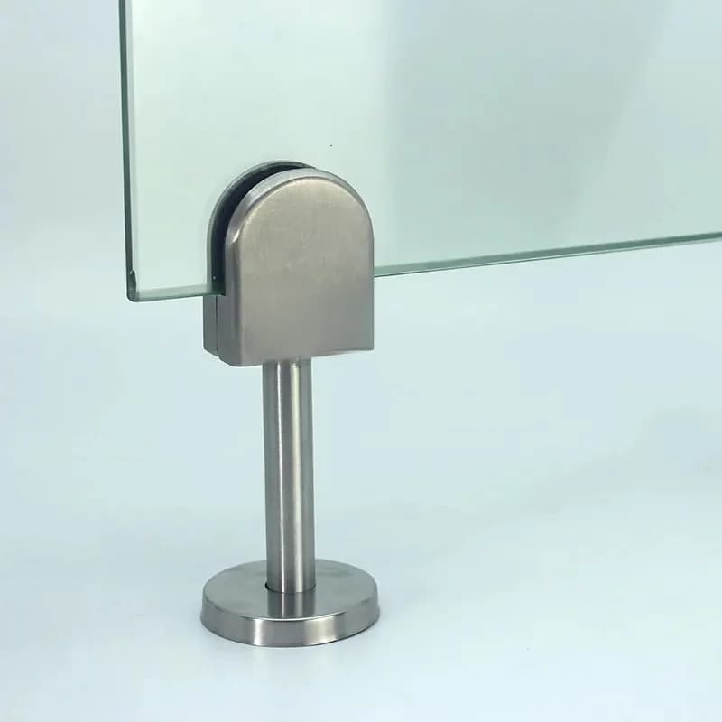 Pinces à Verre Réglables en Acier Inoxydable 304, Support pour Escalier, Main Courante, macro Verre-Terre, 65x43x26