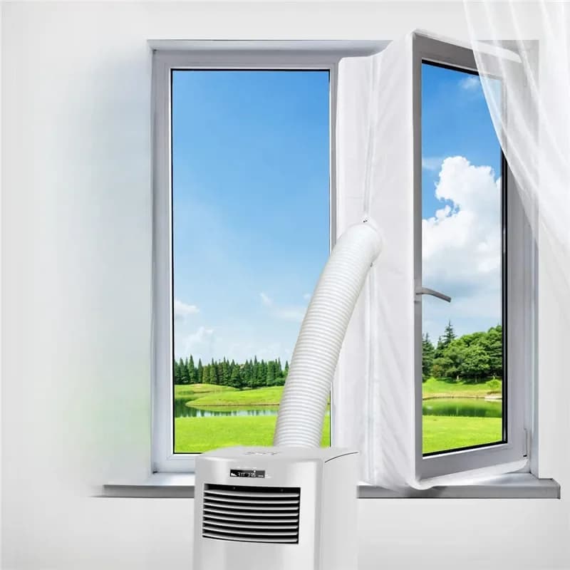 Kit de scellage de fenêtre pour climatiseur Mobile, plaque de tissu de verrouillage d'air universel 3 4 5m
