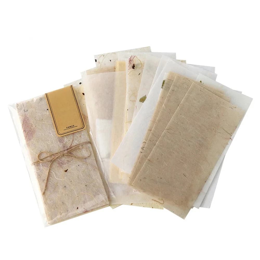 Papier kraft pour scrapbooking, papier de soie, peau d'oignon, décoration de scrapbooking, matériau spécial, collage floral, fournitures d'artisanat de bricolage, 30 pièces