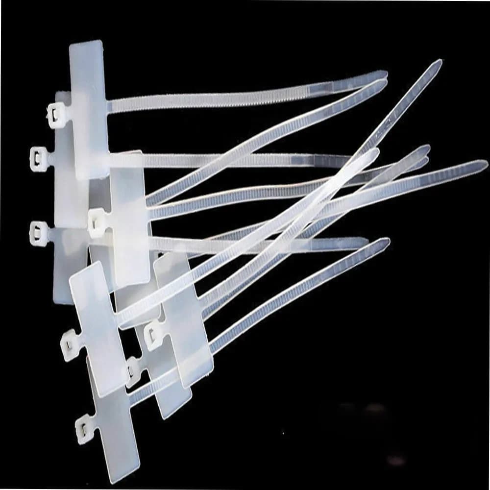 Étiquettes d'attache en Nylon polyvalentes, 500 à 100 pièces, câble réseau autobloquant, garniture à fermeture éclair, boucle d'enveloppe, sangles métalliques