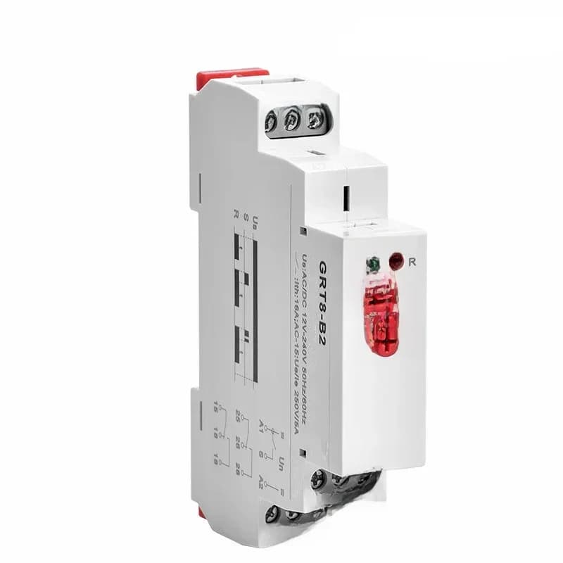 GEYA GRT8-B Din Rail Off Delay Timer cite 12V Relais de temporisation avec CE CB AC230V OU AC/DC12V-240V
