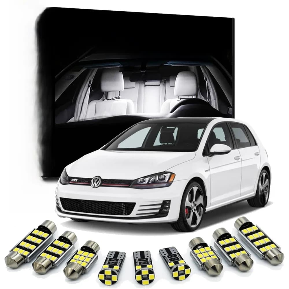 Zoomsee pour Volkswagen VW Golf 4 5 6 7 Jetta Bora Vento Passat B5 B6 B7 B8 CC Polo Phaeton Canbus véhicule LED Kit d'éclairage intérieur
