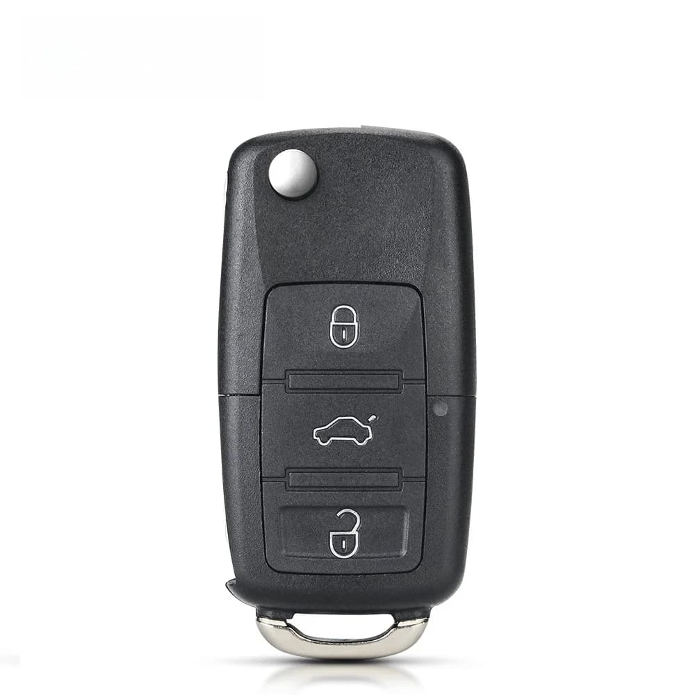 KEYYOU – coque de remplacement pour clé télécommande de voiture, 3 boutons, pour VW, Volkswagen Golf Passat MK4 Seat Altea Alhambra Ibiza