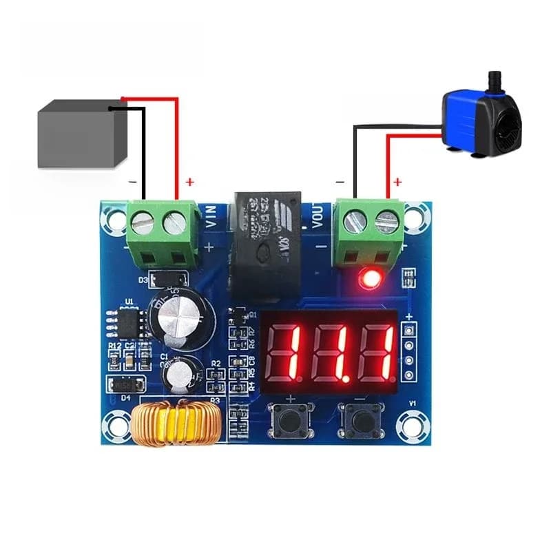 XH-M609 interrupteur de déconnexion basse tension coupure 12V 24V 36V affichage LED numérique protection contre les décharges excessives pour batterie au Lithium 12-36V