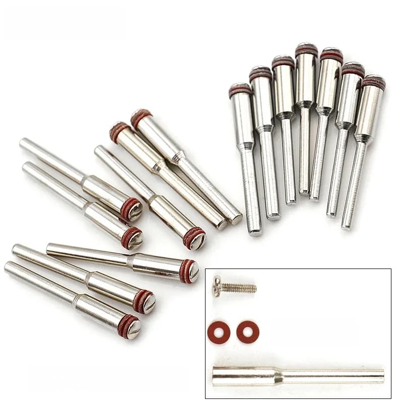 Mandrins de roue de polissage à tige de 2.35mm/3mm, accessoires Dremel, support de roue de coupe, arbre rotatif Dremel, 2 à 10 pièces