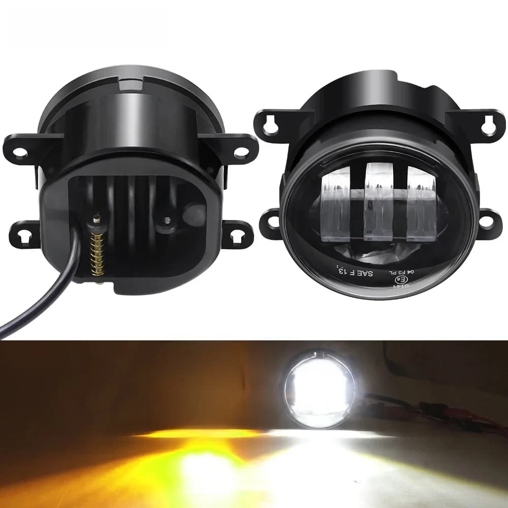Phare antibrouillard avant de voiture, phare antibrouillard LED, 30W, 6000LM, DRL pour Ford Focus, KtFi.C. ATIC Explorer Edge Ranger Ka Ecodehors C-Max, 2 pièces