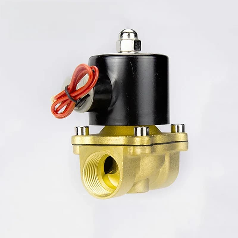 Vanne solénoïde électrique 1/4" 3/8" 1/2" 3/4" 1" DN8/10/15/20/25/50 normalement ouverte pneumatique pour eau, huile, air 12V 24V 220V