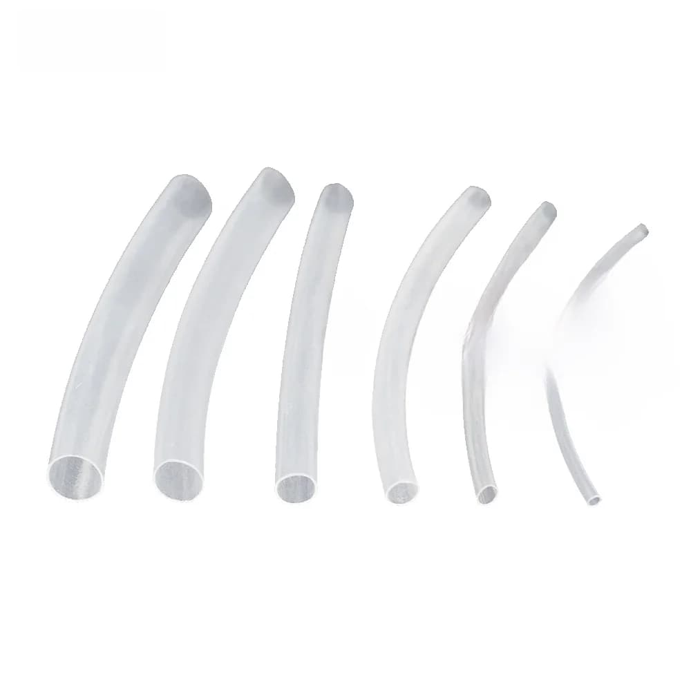 MNFT 60 pièces (6 CM/pièces) plates-formes de pêche au charpe Tube rétractable plate-forme de poisson faisant des Tubes thermorétractables transparents matériel de gréement