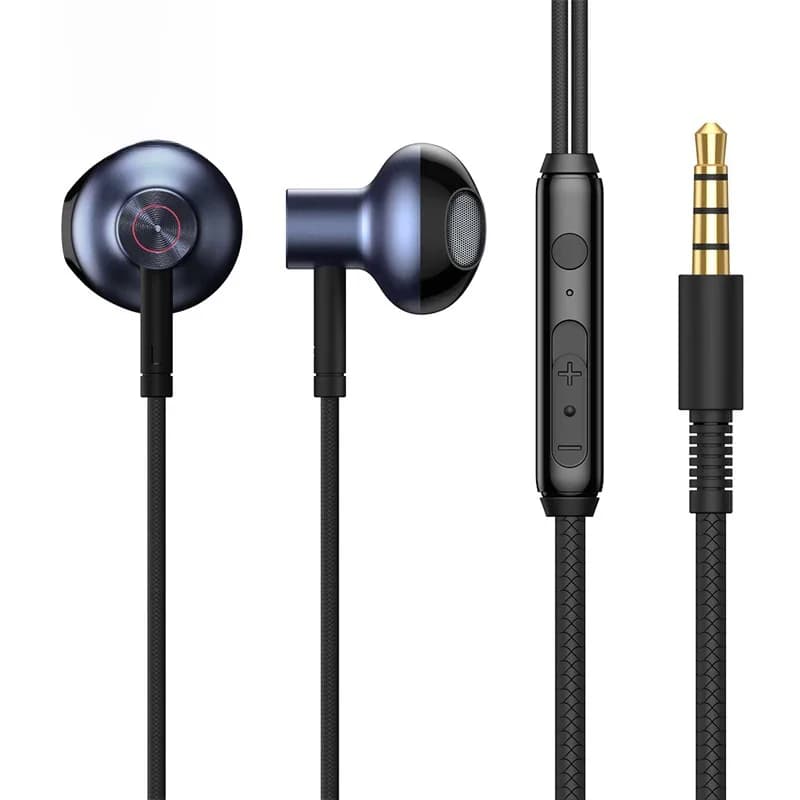 Bas192.- Écouteurs filaires H19 6D stéréo basse, casque intra-auriculaire 3.5mm avec micro pour Xiaomi Samsung matin