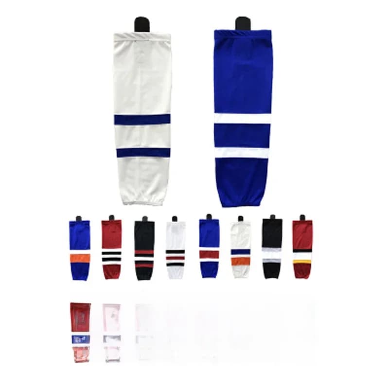 Chaussettes d'entraînement de hockey sur glace pour hommes et garçons, série HS100, Dry Fit, documents d'équipe, haute qualité, adultes et jeunes