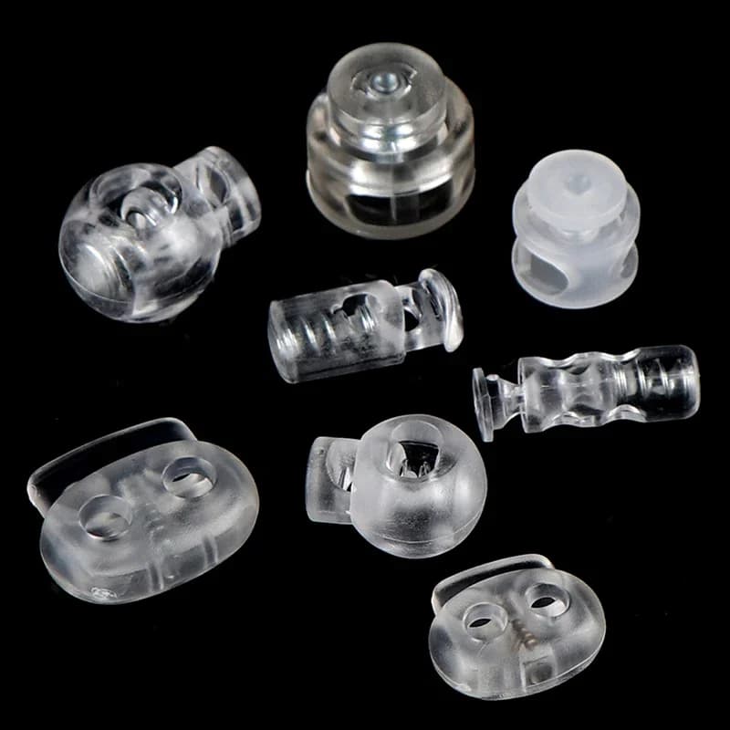 Bouchon en plastique transparent pour fermeture, 10 pièces, clip à bascule pour construction, accessoire de bricolage sportif