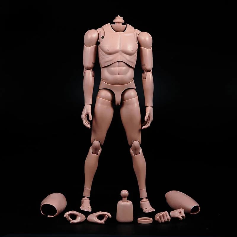 MX02-A/B 1/6 Europe peau mâle figurine poupée 12 ''soldat Super Flexible corps articulé adapté 1:6 tête sculpter modèle jouet