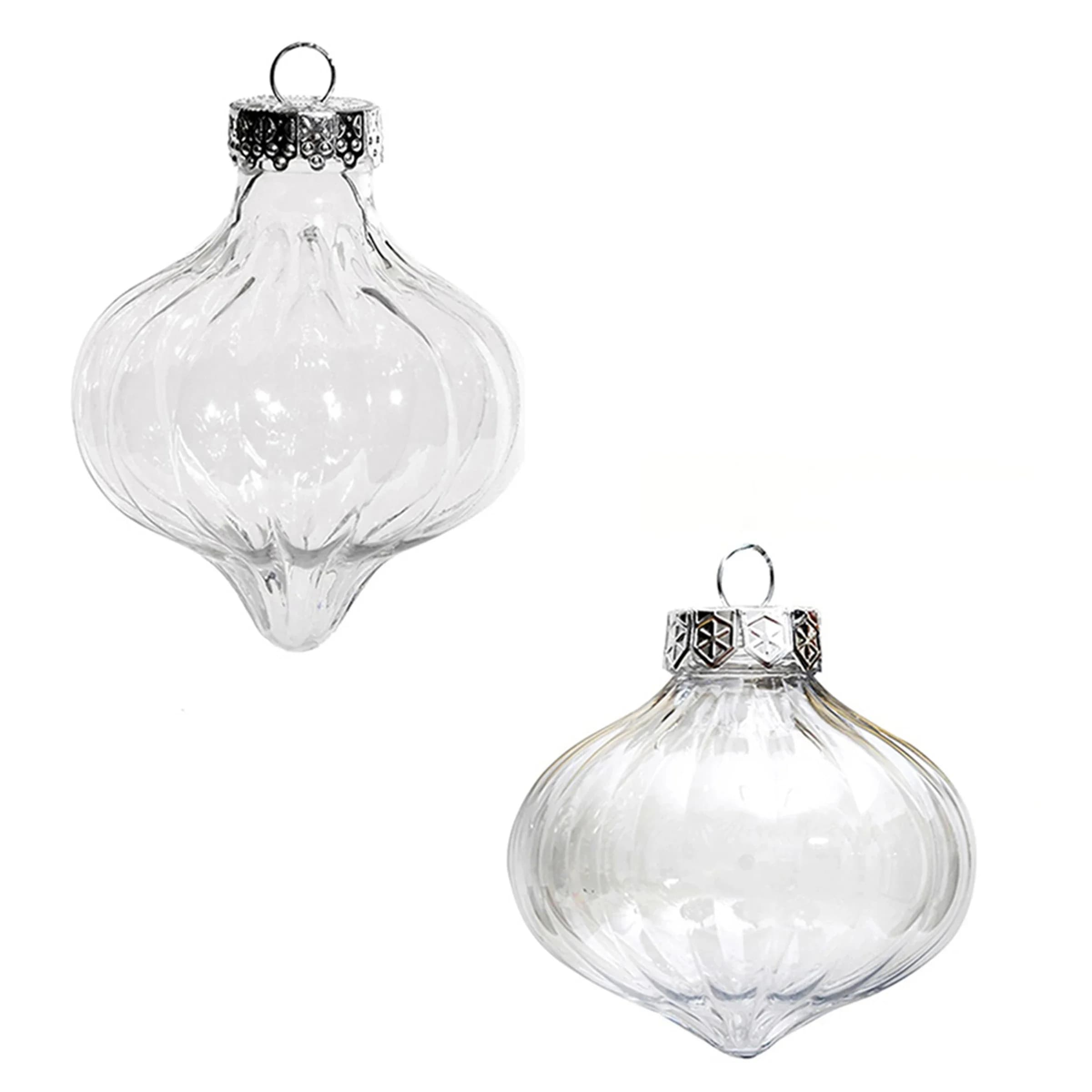 Ornements en plastique incassables à peindre, décoration de Noël à peindre, mélange de bricolage, 20 pièces
