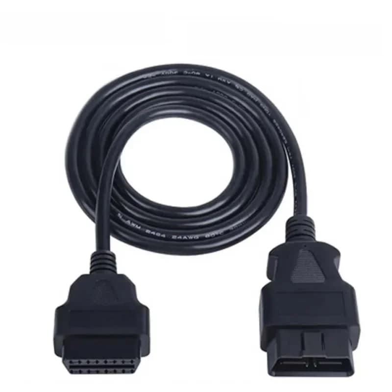 Câble d'extension de diagnostic OBD2, 16 broches mâle à 16 broches femelle, connecteur OBD pour voiture Diesel Gaslion 12V 24V, ELM327, 1m, 3m