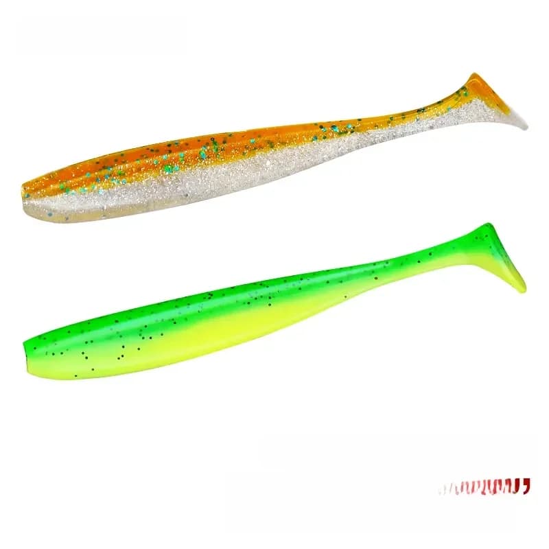 TSURINOYA nouvelle taille 100mm 120mm T queue ver leurres souples facile Shiner artificiel doux appâts odeur ajoutée pour les Wobblers de pêche au bar