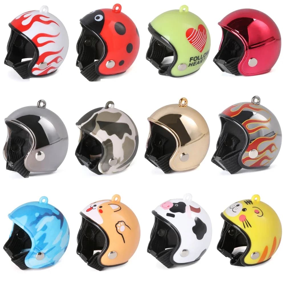 Casque de maison de courses miniatures, mini jouet mignon, accessoires de maison de beurre, protection contre le soleil et la pluie, chapeaux jetables