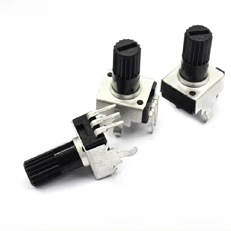 Potentiomètre de résistance réglable RV09 1K 2K 5K 10K 20K 50K 100K 102 202 502 103 203 503, longueur de poignée verticale 12.5mm, 20 pièces