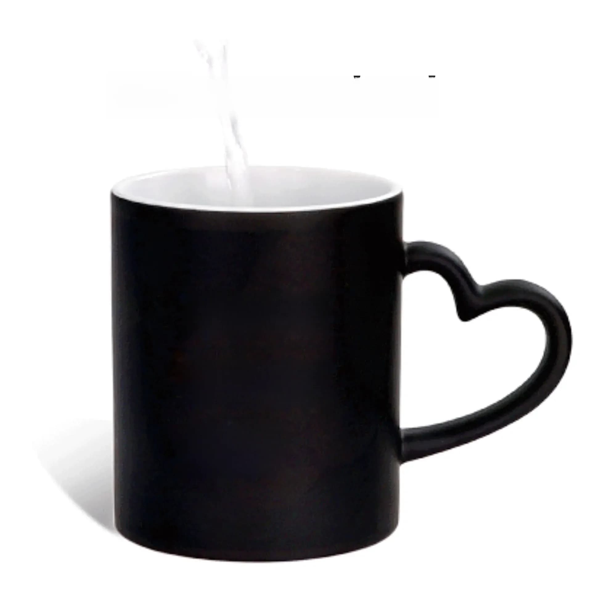Tasse magique en céramique personnalisée, 350ML, 12oz, impression d'image, Photo, LOGO, texte, eau chaude, changement de couleur, impression par Sublimation, transfert à chaud