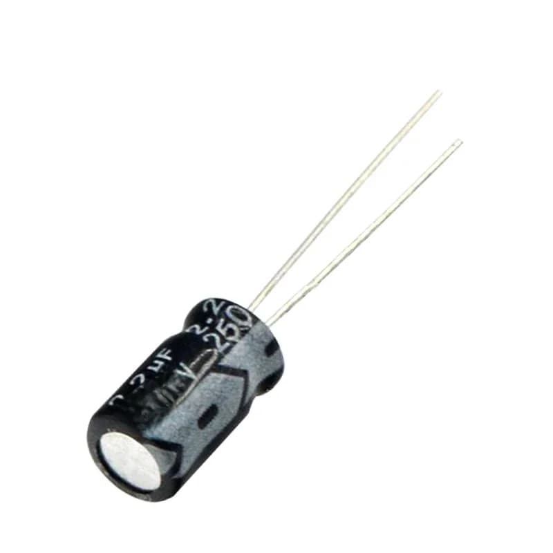 Condensateur électrolytique en aluminium 250V2.2uf 6x12mm 2.2uf250v 250v2.2mf 2.2mf250v 250v2.2MFD 250wv 250vdc 250v 2.2uf 3.3uf 4.7uff