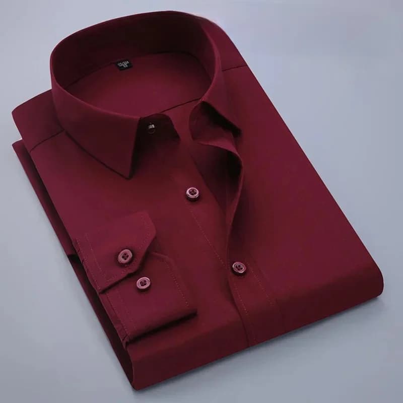 Chemise Homme Grande Taille 8XL 9XL 10XL 12XL 14XL Automne Printemps Bleu Manches Longues Business Grande Taille Mode Travail Habillée 52 54 56