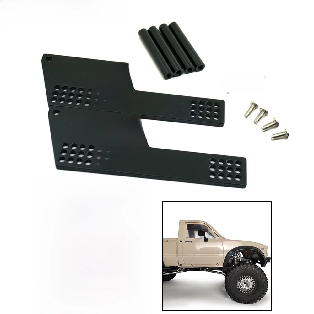 AXSPEED – ensemble de montage de coque de carrosserie de voiture RC, pour 1:10 Axial SCX10 TF2 Trail Finder 2 pièces de mise à niveau de voiture sur chenilles RC