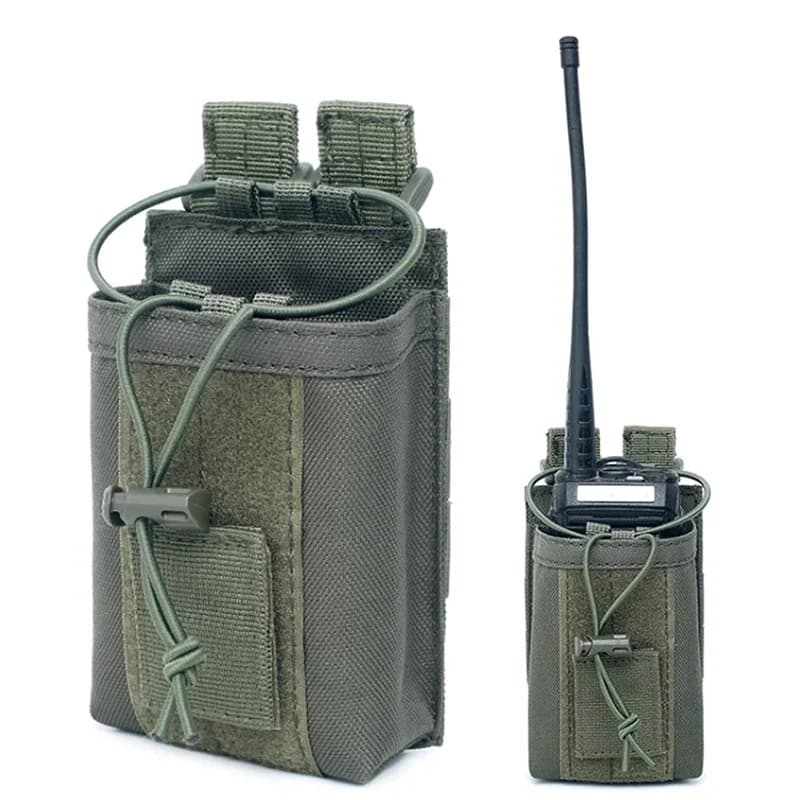 1000D Nylon tactique Molle talkie-walkie support sac Radio pochette paquet sport pendentif chasse Magazine Mag pochette