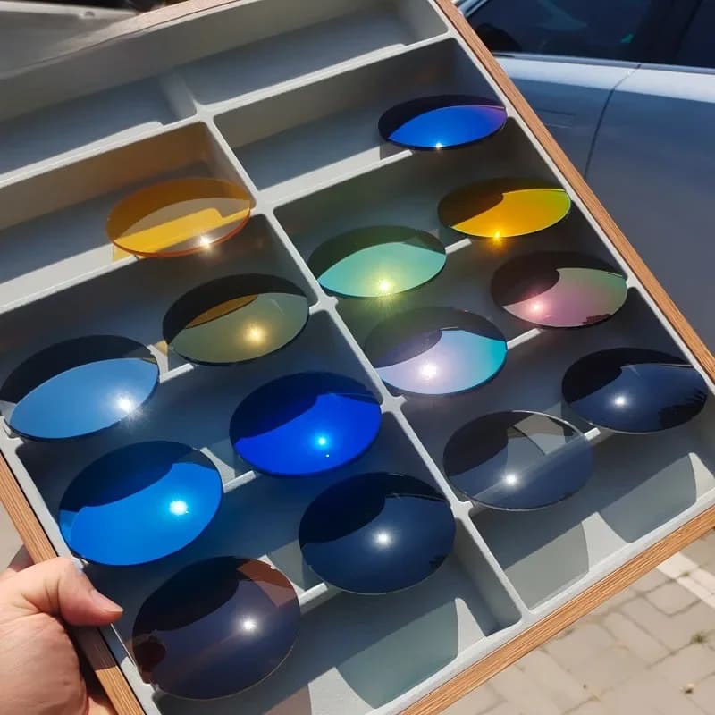 1.61 1.67 Index asphérique lunettes de soleil polarisées lentilles de Prescription conduite pêche Protection UV400 myopie lunettes de soleil lentille 2 pièces