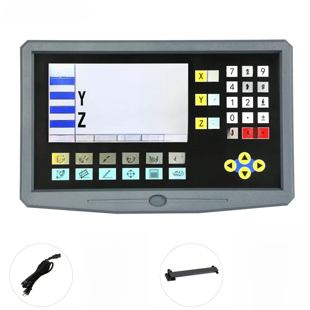 19 langues grand LCD DRO HS800-3 3 axes affichage de lecture numérique TTL AC110V/220V pour tour moulin échelle linéaire encodeur règle de traçage
