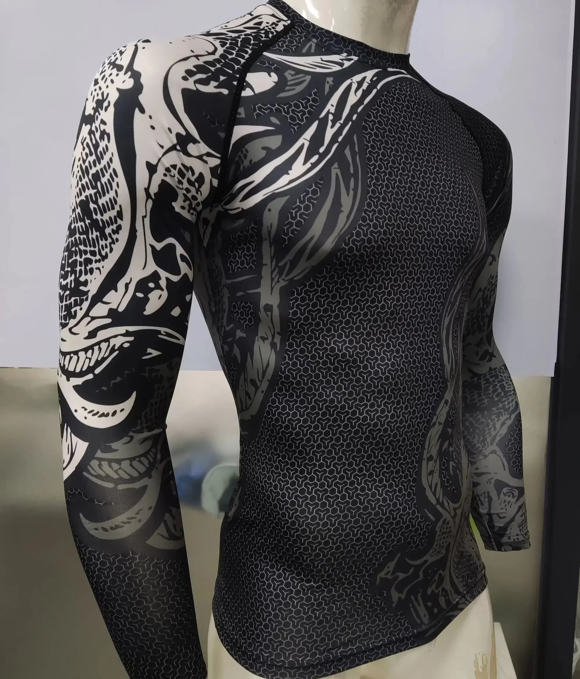 Cody Lundin MMA Bjj boxe Sport hommes Rashguard Sublimation imprimé Jiu Jitsu Compression t-shirt course Gym Kickboxing maillot