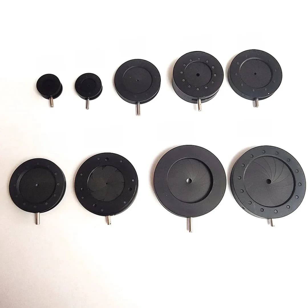 Modules de caméra à condensateur à diaphragme d'ouverture d'iris mécanique optique réglable, diamètre moyen