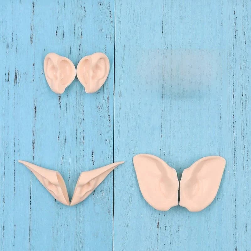 DLBELL-Oreilles de jouet glacé au beurre Blyth, blanc et bronzage naturel, peau foncée, adapté aux parties du corps, RBL Neo Blythe, échelle 1/6