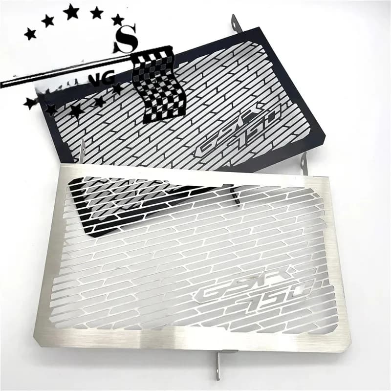 Accessoires de moto pour Suzuki GSR-750 GSR750 2011 – 2016, protecteur de radiateur en acier inoxydable, couvercle de calandre