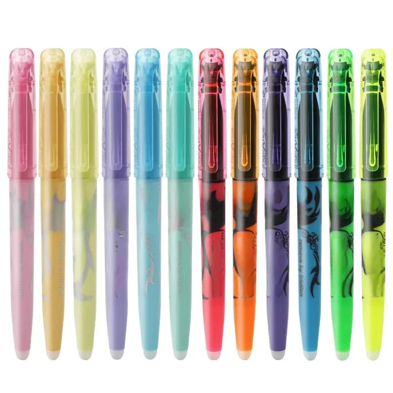 Stylo surligneur pilote effaçable, 1 pièce, disparition à chaud, Frixion Fluorescent Pastel, marqueur de couleur naturelle, doublure pour dessin, lettrage F250
