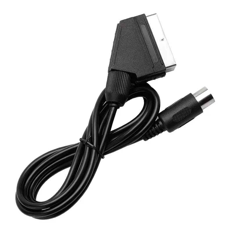 Câble péritel V-pin de remplacement pour Sega Megadrive 1, Genesis 1, système principal 1, câble péritel AV RVB, 1.8m