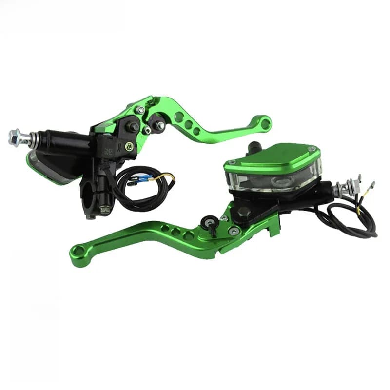 Levier de Frein et Embrayage Hydraulique à Poignée Réglable L + R, Pompe à Intervalles Master, pour Moto de Course, HONDA, Yamaha, Kawasaki, 2 Pièces