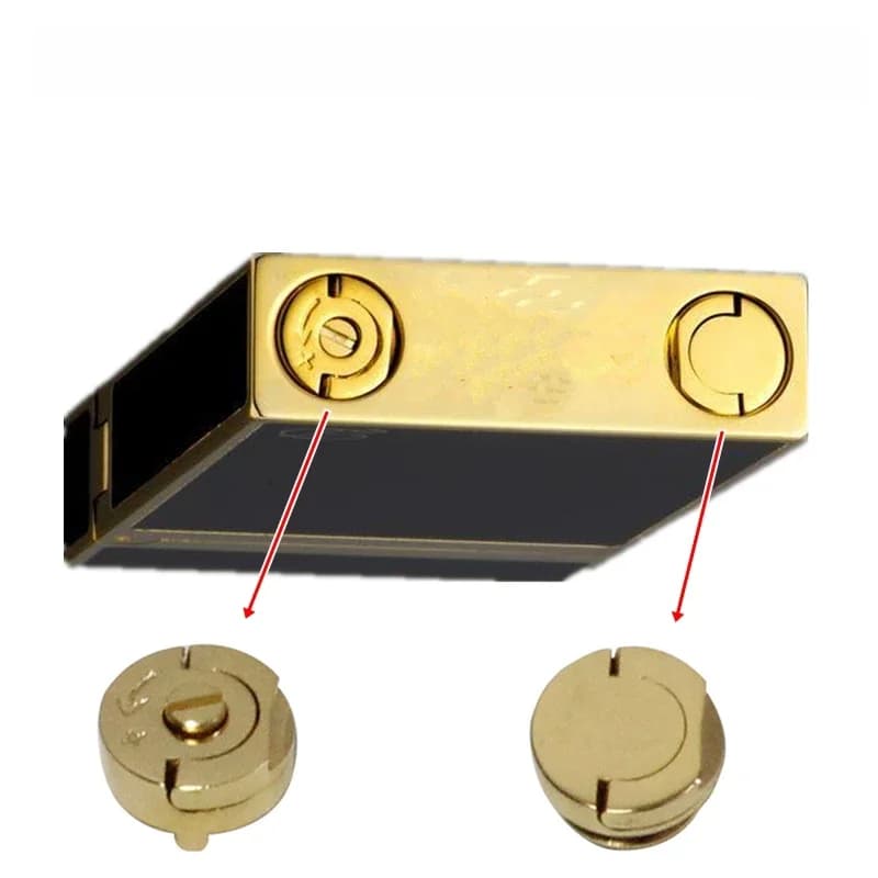 Vis de recharge de gaz, vis de réglage du gaz, vis de plaque d'écho, adaptateur de recharge de gaz et meule pour pièces de réparation Dupont L2/Gatsby