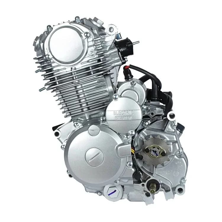 Pour moteur Loncin CB250 CB200 250cc LC166FMM : chaîne, pignon, stator, engrenage étoile, arbre intermédiaire, soupape, vilebrequin, piston, joint